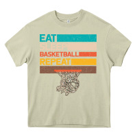 Mossy Eat Sleep Basketball Repeat Heavy Core Tee - Bettercallsaul