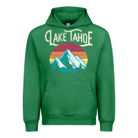 Emerald Vintage Lake Tahoe Mountains Retro T Urban Hoodie - longCreatives