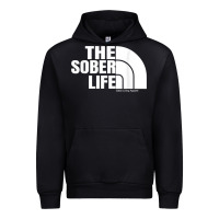 Black the sober life sobriety cool aa na anonymous t shirt gifts Urban Hoodie - longCreatives