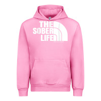 Fuchsia Pink the sober life sobriety cool aa na anonymous t shirt gifts Urban Hoodie - longCreatives