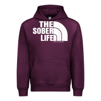 Mauve Wine the sober life sobriety cool aa na anonymous t shirt gifts Urban Hoodie - longCreatives