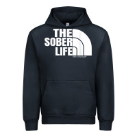 Navy the sober life sobriety cool aa na anonymous t shirt gifts Urban Hoodie - longCreatives