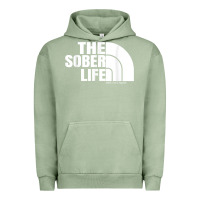 Pigment Oil Green the sober life sobriety cool aa na anonymous t shirt gifts Urban Hoodie - longCreatives