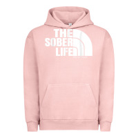 Pigment Salmon the sober life sobriety cool aa na anonymous t shirt gifts Urban Hoodie - longCreatives