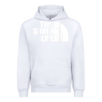 White the sober life sobriety cool aa na anonymous t shirt gifts Urban Hoodie - longCreatives
