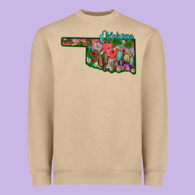 Oklahoma Heavyweight Sweatshirt Designed By Sublimationcraftshop
