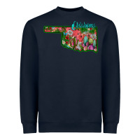 Navy oklahoma Heavyweight Sweatshirt - SublimationCraftShop