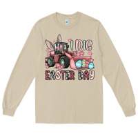 Mushroom I dig Easter Day Long Sleeve Tee - OliviaCreatesArt