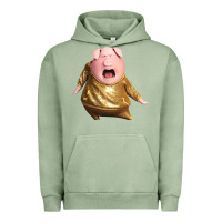 Pigment Oil Green Sing Gunter Urban Hoodie - longCreatives