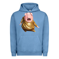 Pigment Pebble Blue Sing Gunter Urban Hoodie - longCreatives