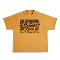 Peanut Butter Elevated melanated educated motivated Urban Heavy Tee - HowdyJamesFarm