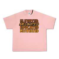 Salmon Elevated melanated educated motivated Urban Heavy Tee - HowdyJamesFarm