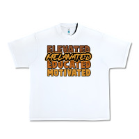 White Elevated melanated educated motivated Urban Heavy Tee - HowdyJamesFarm