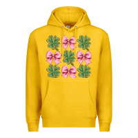 Lemon clover bow Premium Hoodie - CowhideDigitalArt