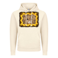 Vintage Artic Baby Cow Leopard Sunflowers Vintage Hoodie - CowCowDesign