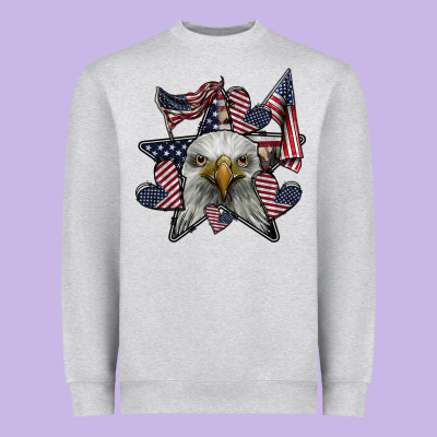 Eagle Star Png Heavyweight Sweatshirt Designed By Sublimationcraftshop