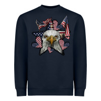 Navy eagle star png Heavyweight Sweatshirt - SublimationCraftShop