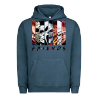 Pigment Midnight Navy funny horror friends scary movies halloween costume sweatshirt Urban Hoodie - longCreatives