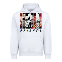 White funny horror friends scary movies halloween costume sweatshirt Urban Hoodie - longCreatives