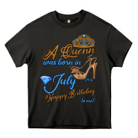Asphalt A Queen Was Born In July 24th Happy Birthday Heavy Core Tee - Bettercallsaul