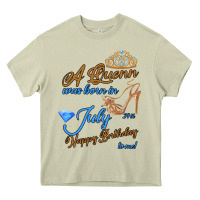 Mossy A Queen Was Born In July 24th Happy Birthday Heavy Core Tee - Bettercallsaul