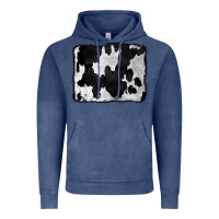 Vintage Denim Cowhide Vintage Hoodie - CowCowDesign