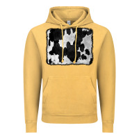 Vintage Mustard Cowhide Vintage Hoodie - CowCowDesign