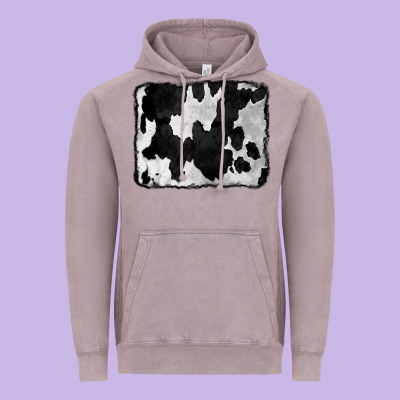 Cowhide Vintage Hoodie Designed By Cowcowdesign