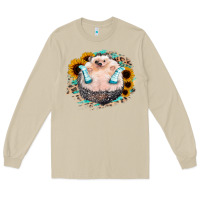 Mushroom Sunflower Leopard Hedgehog Long Sleeve Tee - Jasminsmagicworld
