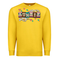 Lemon daisy auntie Premium Sweatshirt - AdoDesignShop