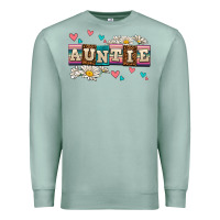 Seafoam daisy auntie Premium Sweatshirt - AdoDesignShop