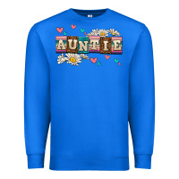 True Royal daisy auntie Premium Sweatshirt - AdoDesignShop