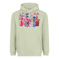 Matcha breast cancer stitch coffee cups Heavyweight Hoodie - AdoDesignShop