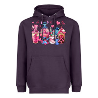 Plum breast cancer stitch coffee cups Heavyweight Hoodie - AdoDesignShop