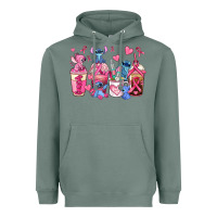 Sage breast cancer stitch coffee cups Heavyweight Hoodie - AdoDesignShop