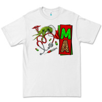 White Christmas Character Nurse Premium Tee - NancyCooperArtShop