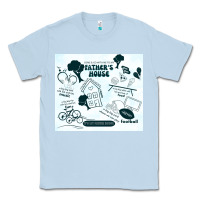 Dusty Blue father's house Classic Tee - TumblerDesignByShophia