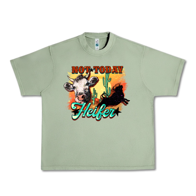 Not Today Heifer Urban Heavy Tee by HowdyJamesFarm | Teevron