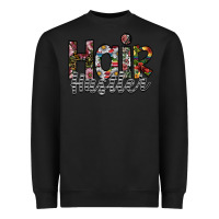 Black hair hustler Heavyweight Sweatshirt - SublimationCraftShop