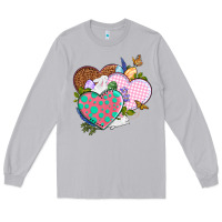 Moon Dust Easter Day Western Easter hearts Long Sleeve Tee - OliviaCreatesArt