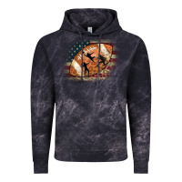 Cloud Black American Football Flag Players Vintage Hoodie - CowCowDesign