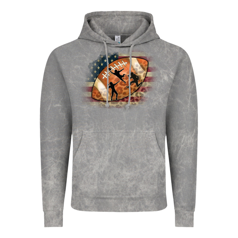 American Football Flag Players Vintage Hoodie by CowCowDesign | Teevron