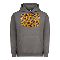 Pigment Tornado sunflower leopard background Urban Hoodie - AdoDesignShop