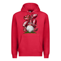 Cardinal American Football Gnome Premium Hoodie - CowhideDigitalArt
