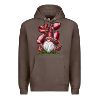 Coffee American Football Gnome Premium Hoodie - CowhideDigitalArt
