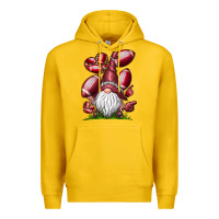 Lemon American Football Gnome Premium Hoodie - CowhideDigitalArt