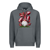 Rock American Football Gnome Premium Hoodie - CowhideDigitalArt