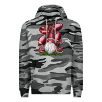 Slate Camo American Football Gnome Premium Hoodie - CowhideDigitalArt