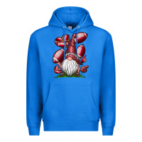 True Royal American Football Gnome Premium Hoodie - CowhideDigitalArt