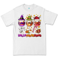 White Hallothanksmas wine glasses Premium Tee - NancyCooperArtShop